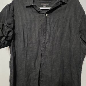 Banana Republic Charcoal Linen Men's Shirt